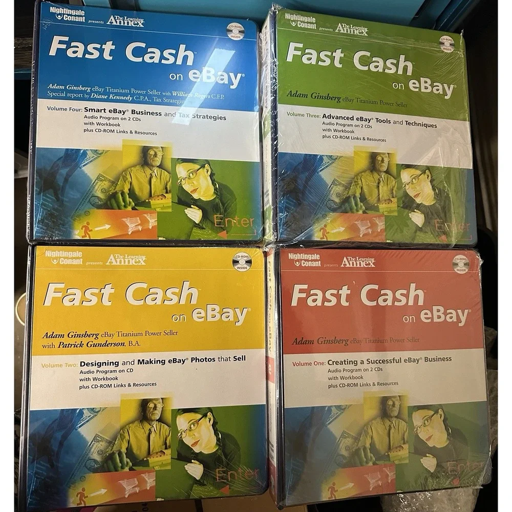 The Learning Annex Fast Cash On eBay Manuals Set Of 4